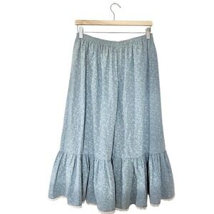 Vintage 90's Beautiful Homemade Floral Maxi Skirt, size medium